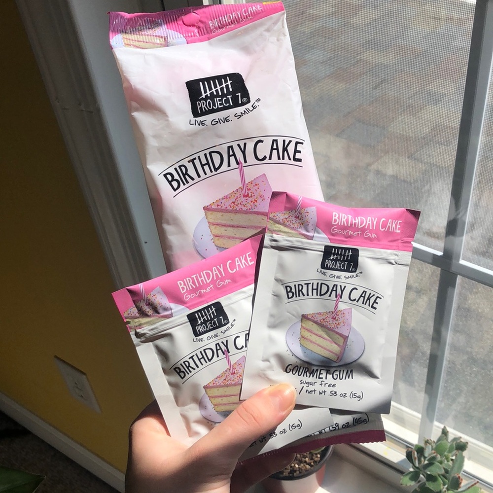 PROJECT 7 BIRTHDAY CAKE GUM!!